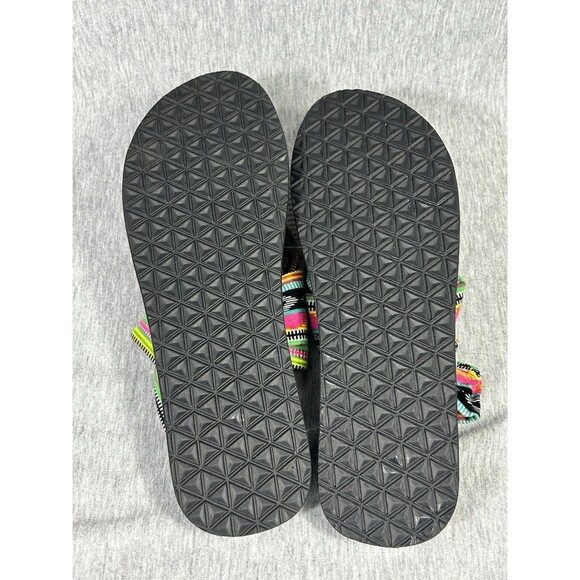 Ipomoea Women Yoga Flip Flops Stretch Shoes Walking Sling/40/US 9/Multicolored - Picture 7 of 9